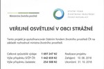 Veřejné osvětlení v obci Strážné Veřejné osvětlení v obci Strážné